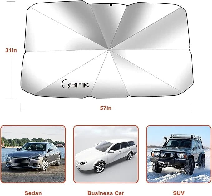 Car Windshield Sun Umbrella — مظلة شمسية لزجاج السيارة الأمامي